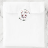 エンチャントホリデイ美しいトナディテーマド ラウンドシール (バッグ)