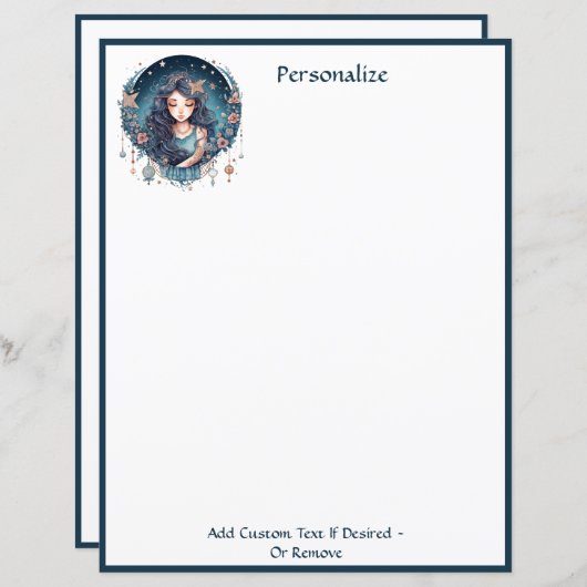 エンチャントボホエレガント女神シックパーソナライズされた (正面/裏面)