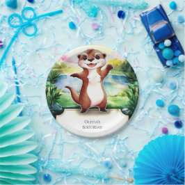 エンチャントボホオッター誕生日 ペーパープレート