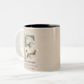 エンチャントボホシックフローライニシャルマグフォーエマ ツートーンマグカップ (正面左)