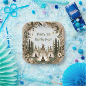 エンチャントボホフォレストテエピースリープバーパーティー ペーパープレート (パーティー)