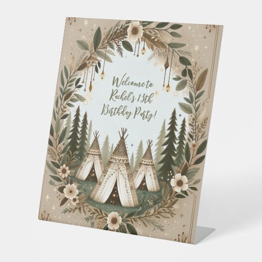 エンチャントボホフォレストテエピースリープバーパーティー 台座サイン (正面)