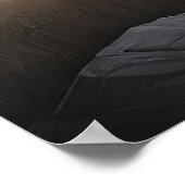 エンチャントマウンテンランドスケープお洒落ホーム ポスター (角)