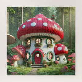 エンチャントマッシュルームハウスお洒落- Fairytale ジグソーパズル