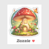 エンチャントマッシュルームハウスマジカルコテージキッズ シール (シート)