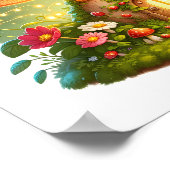 エンチャントマッシュルームハウスマジカルコテージキッズ ポスター (角)