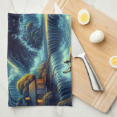 エンチャントムーンライトセレナーデ キッチンタオル (四つ折り)