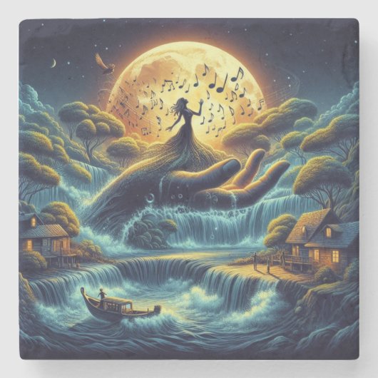 エンチャントムーンライトセレナーデ ストーンコースター (正面)