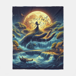 エンチャントムーンライトセレナーデ フリースブランケット