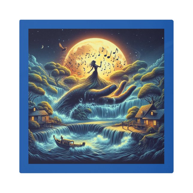 エンチャントムーンライトセレナーデ メタルプリント (正面)