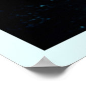 エンチャントムーンライトフォレストスピリッツデザイン ポスター (角)