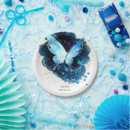 エンチャントメントおもしろいバタフライ誕生日 ペーパープレート