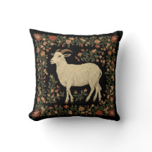 エンチャントヤギ&フローラフォークアートデザイン