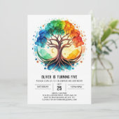 エンチャントライフツリー誕生日 招待状 (スタンド正面)