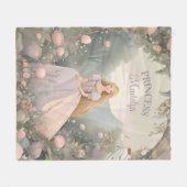 エンチャントラプンツェルプリンセス フリースブランケット (正面(横))