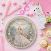 エンチャントラプンツェルプリンセス ペーパープレート (パーティー)