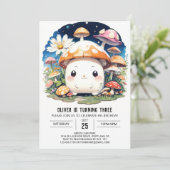 エンチャントリトルキノコ魔法誕生日 招待状 (スタンド正面)