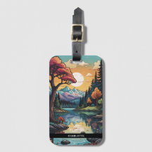 エンチャントレイクサイドセレニティサンセットランドスケープ