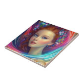 エンチャントレインボーヘアポートレート タイル (側面)