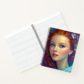 エンチャントレインボーヘアポートレート ノートブック (内部)