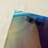 エンチャントレインボーヘアポートレート ビーチタオル (インサイチュ)