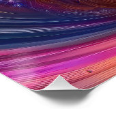 エンチャントレインボーヘアポートレート ポスター (コーナー)