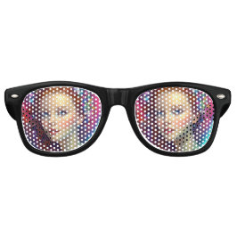 エンチャントレインボーヘアポートレート レトロサングラス