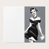 エンチャントロマンスリトルブラックドレスラッド空白のLBD (外部フラット)