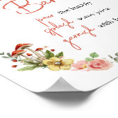 エンチャントワイルドフラワーマムマムオサバー ポスター (角)