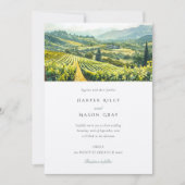 エンチャントヴィネヤードナパバレー結婚ズ 招待状 (正面)