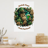 エンチャント夕べのエールAレプレチャウンズトースト24x36 ポスター (キッチン)