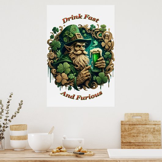 エンチャント夕べのエールAレプレチャウンズトースト24x36 ポスター (キッチン)