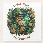 エンチャント夕べのエールAレプレチャウンズトースト ガラスコースター (正面)