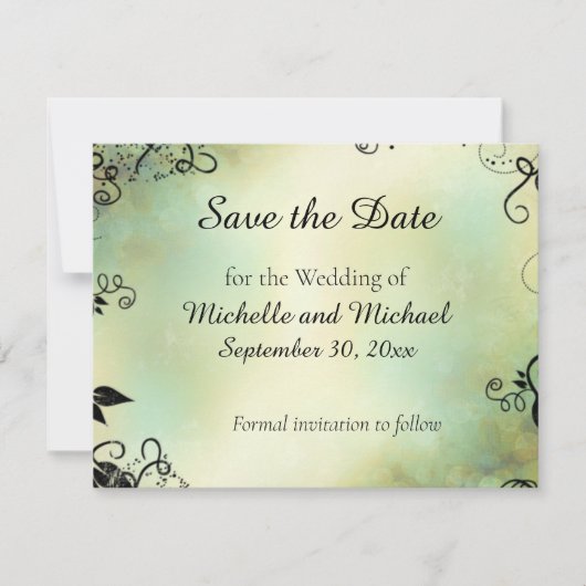 エンチャント夕べデコリーフ日付を保存 (正面)