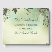 エンチャント夕べデコ結婚リーフズゲストブック ゲストブック (正面)