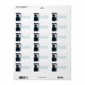 エンチャント夕べ結婚ナイトタイムレーベル |ティール(緑がかった色) ラベル (フルシート)