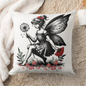 エンチャント妖精アートティーお洒落- & Ethereal Fan クッション (ブランケット)