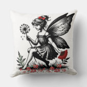 エンチャント妖精アートティーお洒落- & Ethereal Fan クッション (裏面)