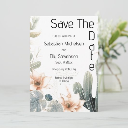 エンチャント庭園の結婚式日付カードの保存 セーブザデート (スタンド正面)