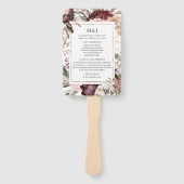 エンチャント庭園エレガントフローラボホプログラムハンド ハンドファン (正面)