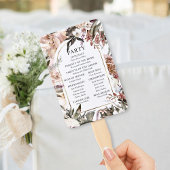 エンチャント庭園エレガントフローラボホプログラムハンド ハンドファン