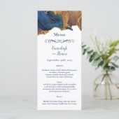 エンチャント抽象芸術ブルー結婚金ゴールドのメニュー メニュー (スタンド正面)