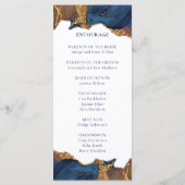 エンチャント抽象芸術ブルー結婚金ゴールド プログラム (裏面)