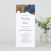 エンチャント抽象芸術ブルー結婚金ゴールド プログラム (スタンド正面)