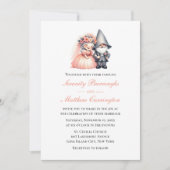 エンチャント格言春オレンジフォレ結婚スト 招待状 (正面)