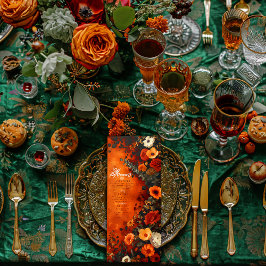 エンチャント焼けオレンジ秋ミニマルディナーメニュー メニュー