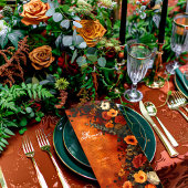 エンチャント焼けオレンジ秋ミニマルディナーメニュー メニュー