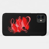 エンチャント白熱［赤熱］光を放つオイスターレッドマッシュルームケース Case-Mate iPhoneケース (裏面(横))