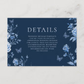 エンチャント真夜中ヴィンテージ結婚フローラの詳細 エンクロージャーカード (正面)