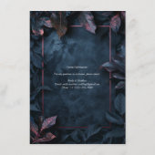 エンチャント真夜中庭園の結婚式エンクロージャカード エンクロージャーカード (裏面)